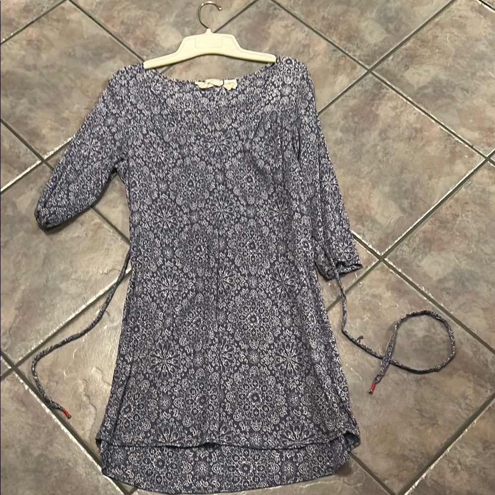 Floral Blue Dress